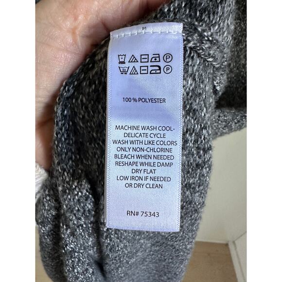 Rachel Rachel  Turtleneck sweater dress Size XS Midi Gray Fall Fashion Staple - Picture 5 of 9